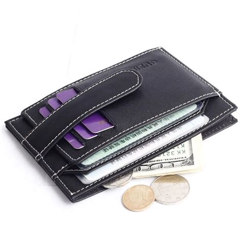 branded card holder for men.